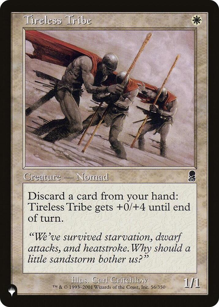 Tireless Tribe [The List Reprints] 56/350