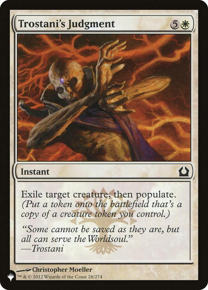 Trostani's Judgment [The List Reprints] 28/274