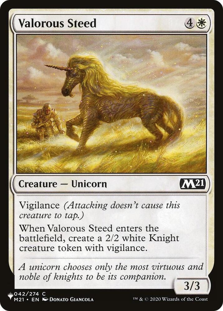 Valorous Steed [The List Reprints] 042/274