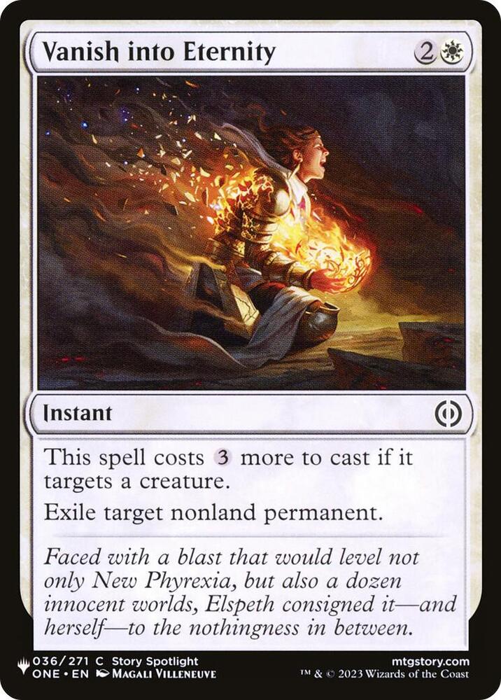 Vanish into Eternity [The List Reprints] 036/271