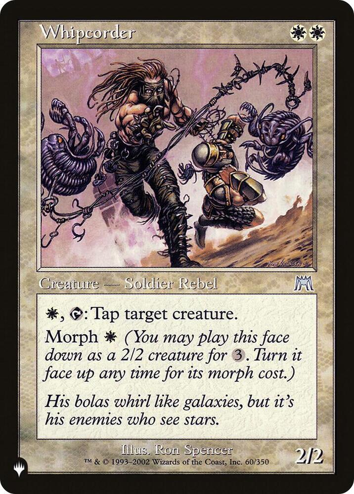 Whipcorder [The List Reprints] 60/350