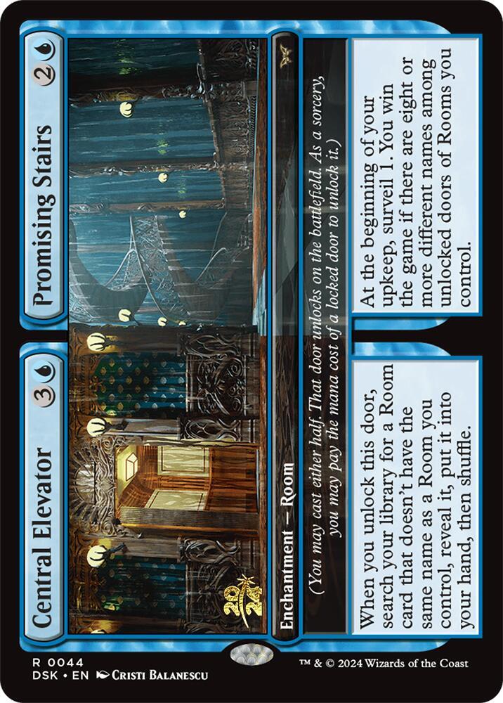Central Elevator // Promising Stairs [Prerelease Cards] 44