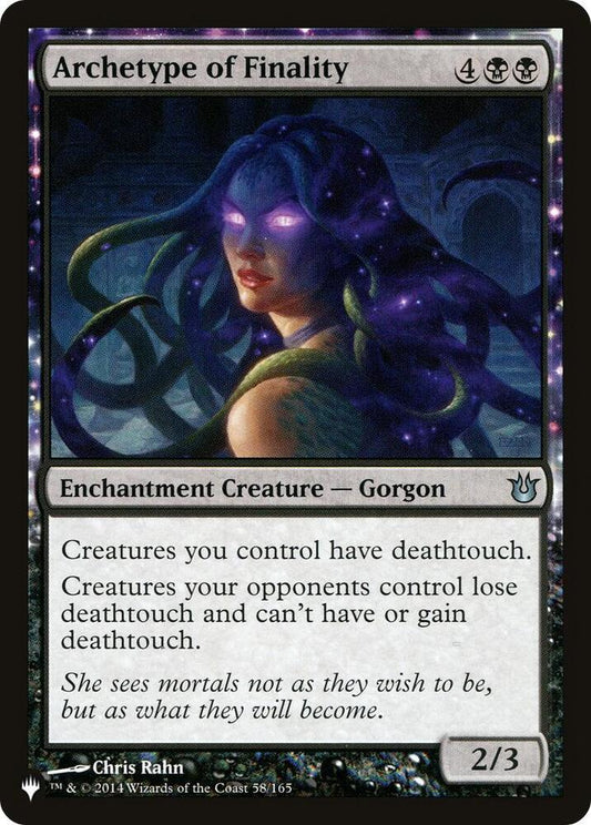 Archetype of Finality [The List Reprints] 58/165