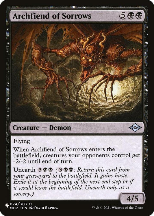 Archfiend of Sorrows [The List Reprints] 074/303