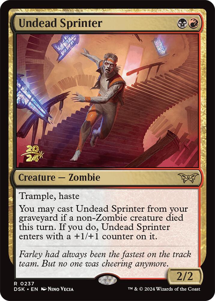 Undead Sprinter [Prerelease Cards] 237