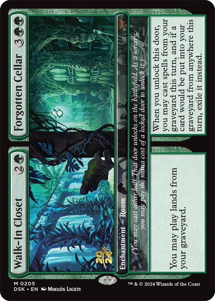 Walk-In Closet // Forgotten Cellar [Prerelease Cards] 205