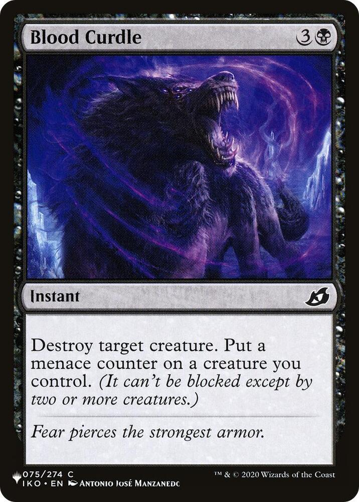 Blood Curdle [The List Reprints] 075/274