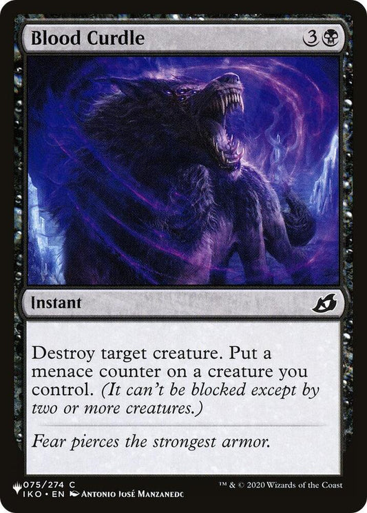 Blood Curdle [The List Reprints] 075/274