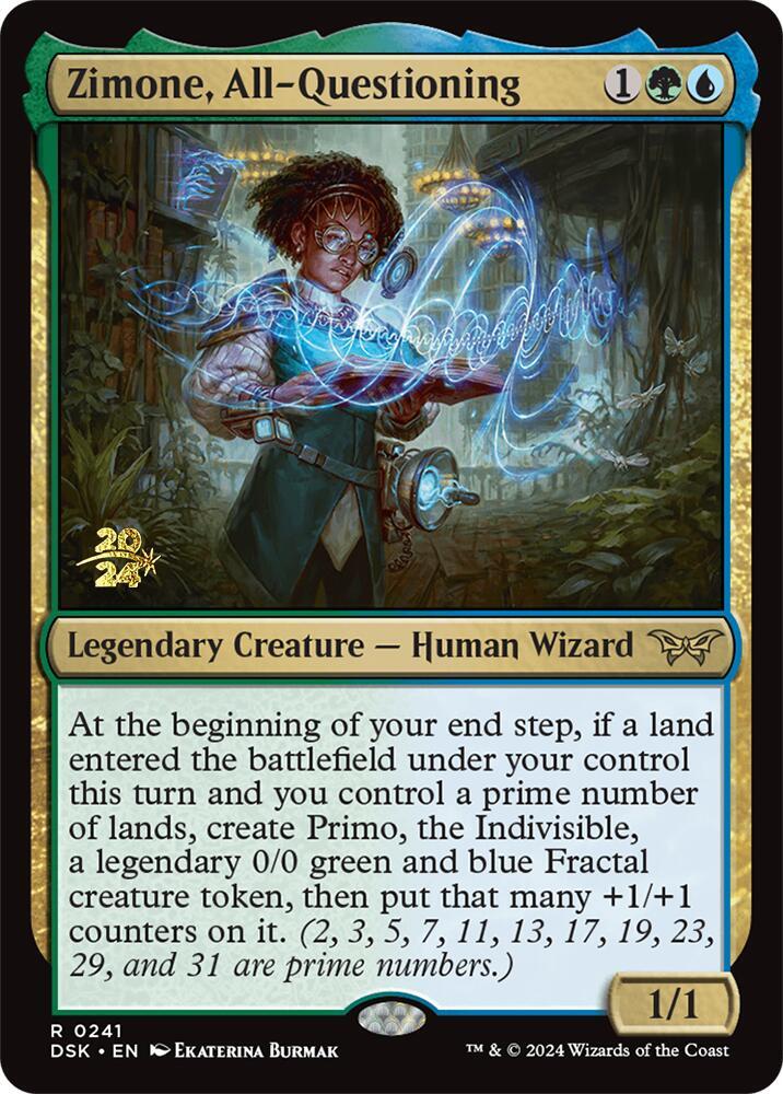 Zimone, All-Questioning [Prerelease Cards] 241