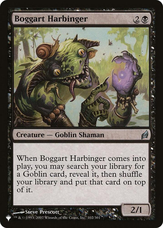 Boggart Harbinger [The List Reprints] 102/301