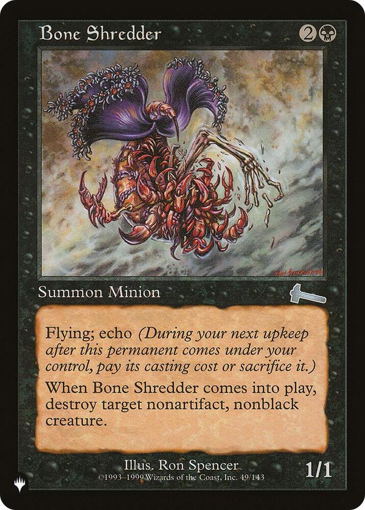 Bone Shredder [The List Reprints] 49/143