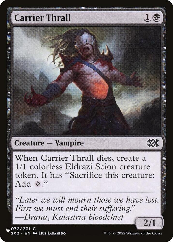 Carrier Thrall [The List Reprints] 072/024