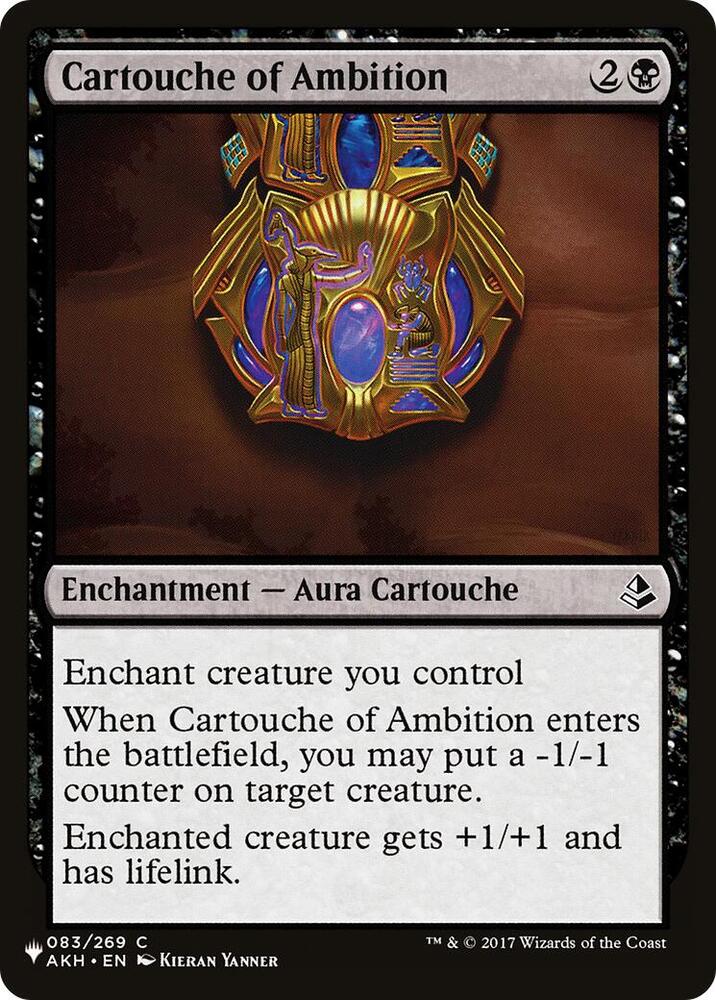 Cartouche of Ambition [The List Reprints] 083/269