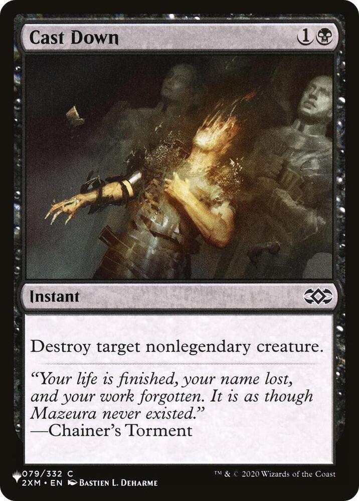Cast Down (2XM) [The List Reprints] 079/332