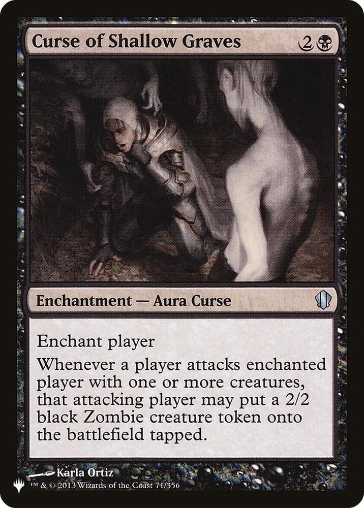 Curse of Shallow Graves [The List Reprints] 71/356