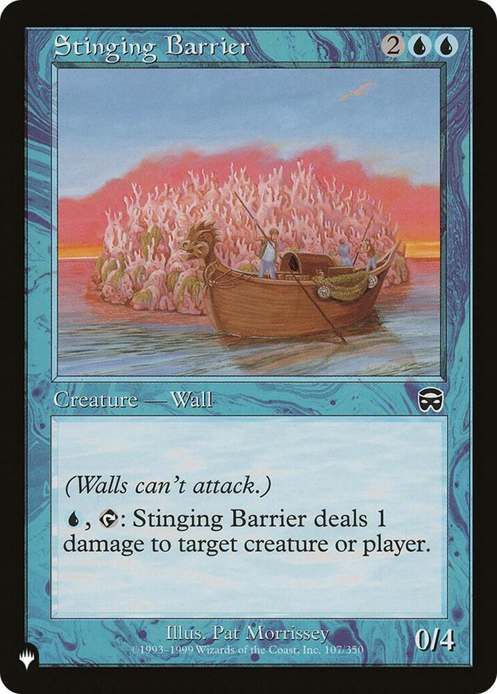 Stinging Barrier [The List Reprints] 107/350