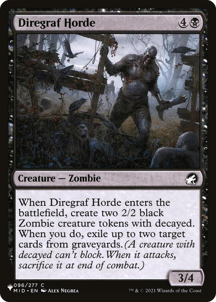 Diregraf Horde [The List Reprints] 096/277