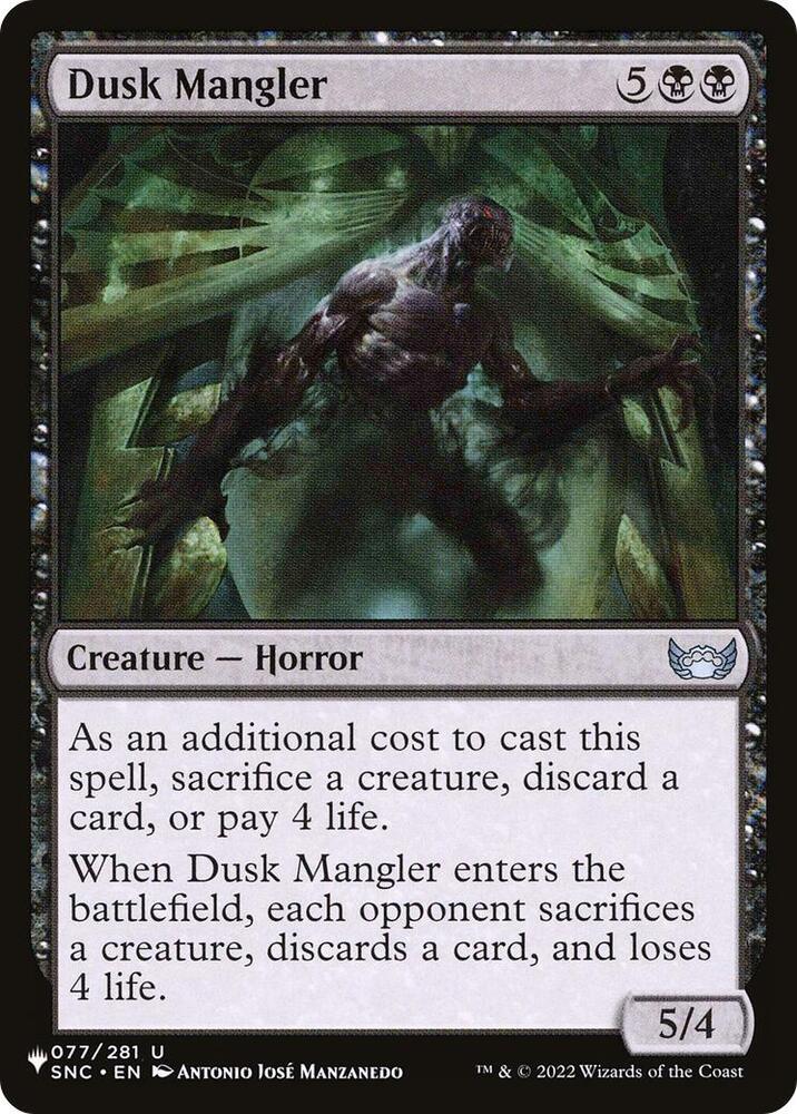 Dusk Mangler [The List Reprints] 077/281