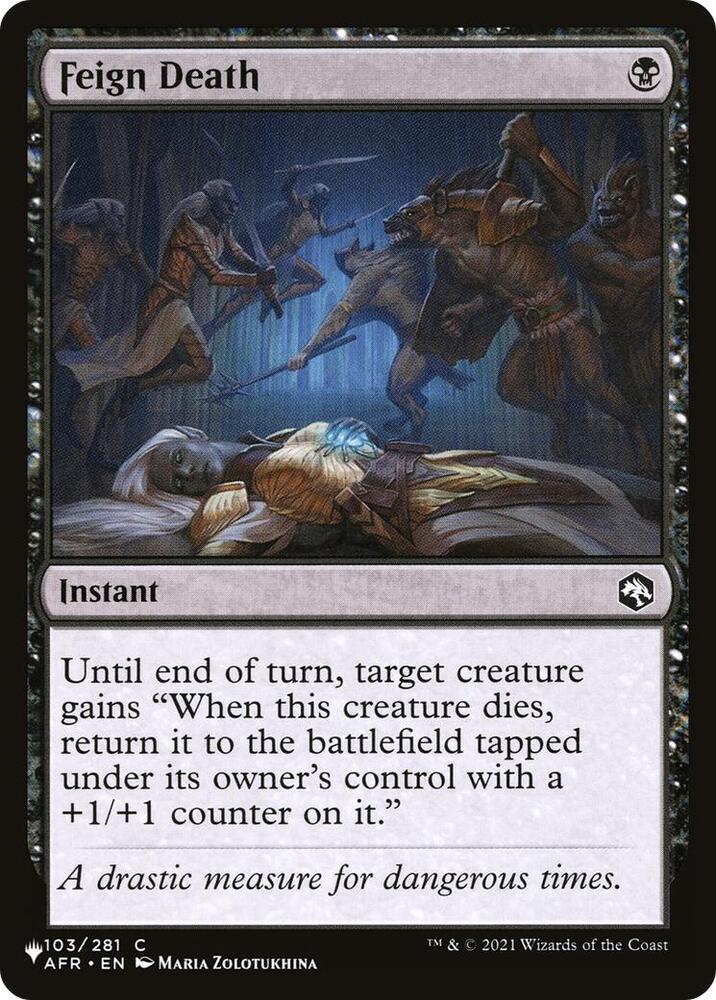 Feign Death [The List Reprints] 103/281