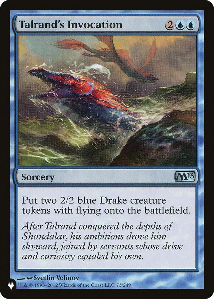 Talrand's Invocation [The List Reprints] 73/249