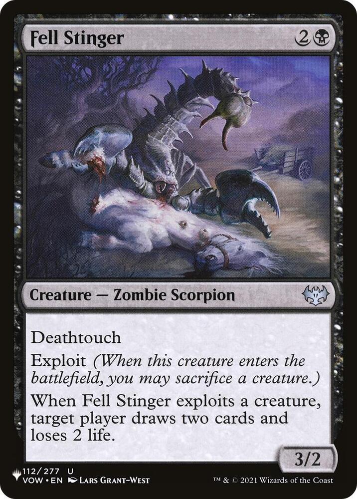 Fell Stinger [The List Reprints] 112/277