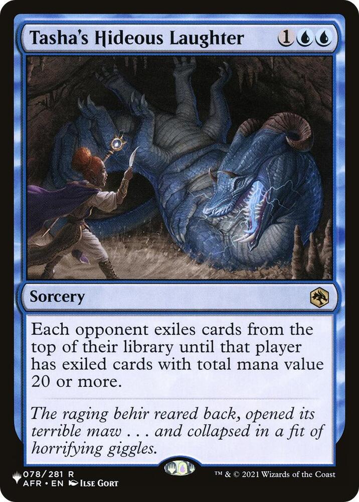Tasha's Hideous Laughter [The List Reprints] 078/281