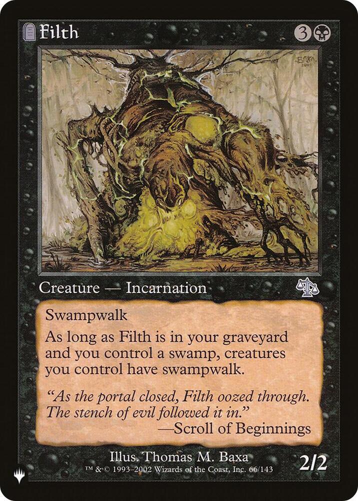 Filth [The List Reprints] 66/143