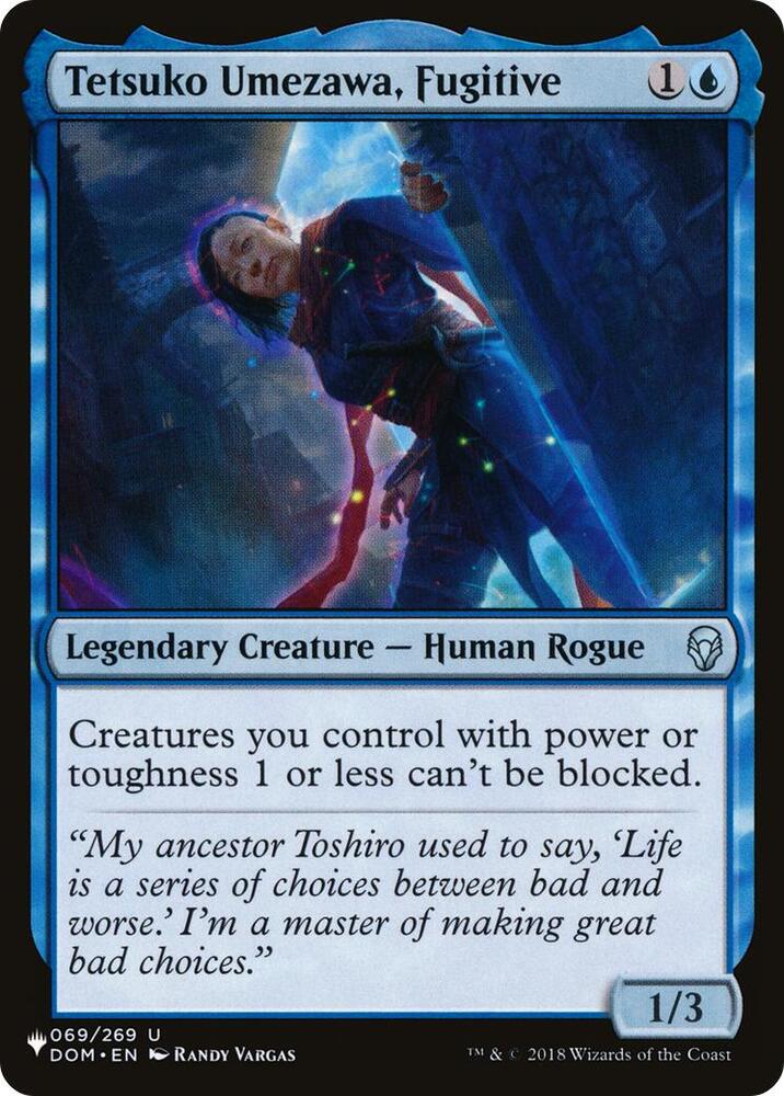 Tetsuko Umezawa, Fugitive (DOM) [The List Reprints] 069/269