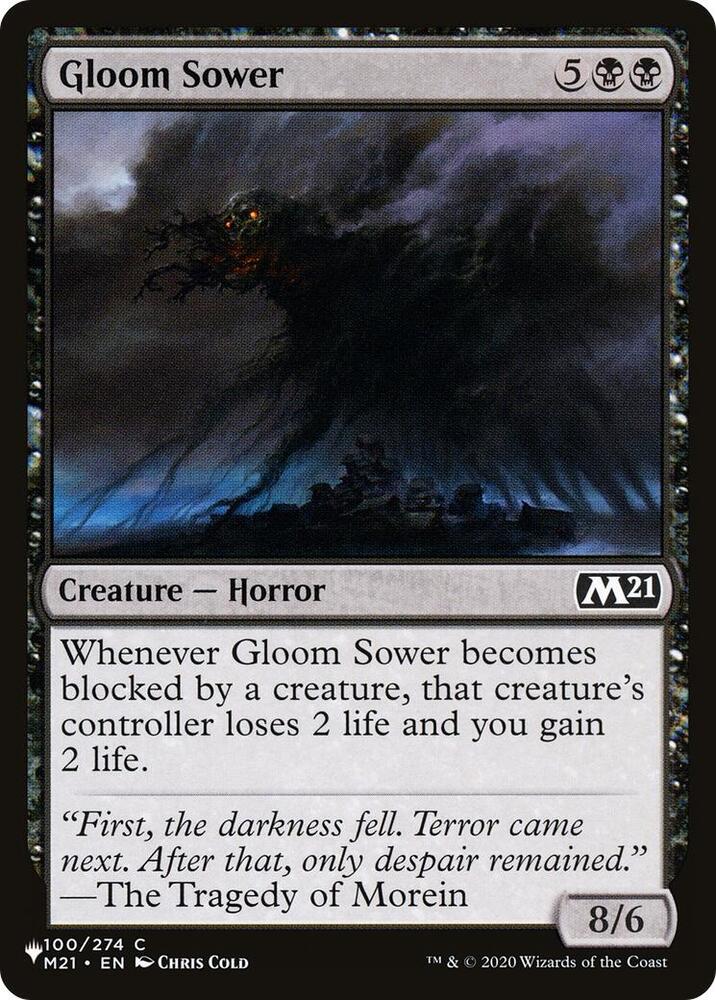 Gloom Sower [The List Reprints] 100/274