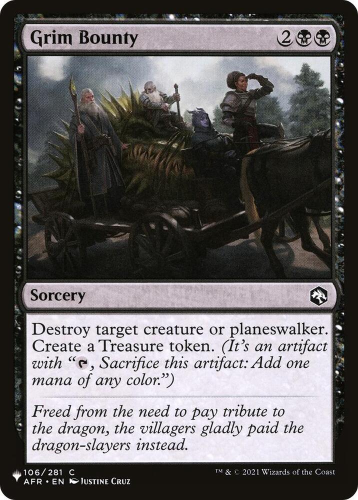 Grim Bounty [The List Reprints] 106/281