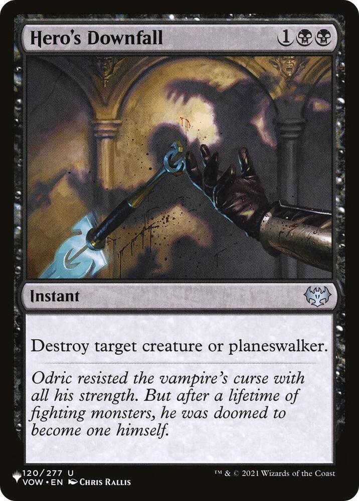 Hero's Downfall [The List Reprints] 120/277