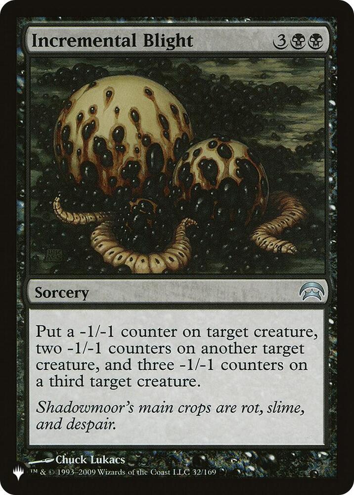 Incremental Blight [The List Reprints] 32/169
