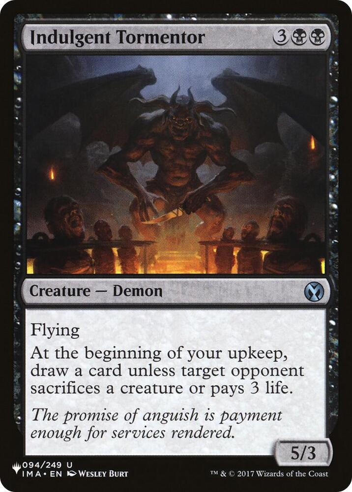 Indulgent Tormentor [The List Reprints] 094/249