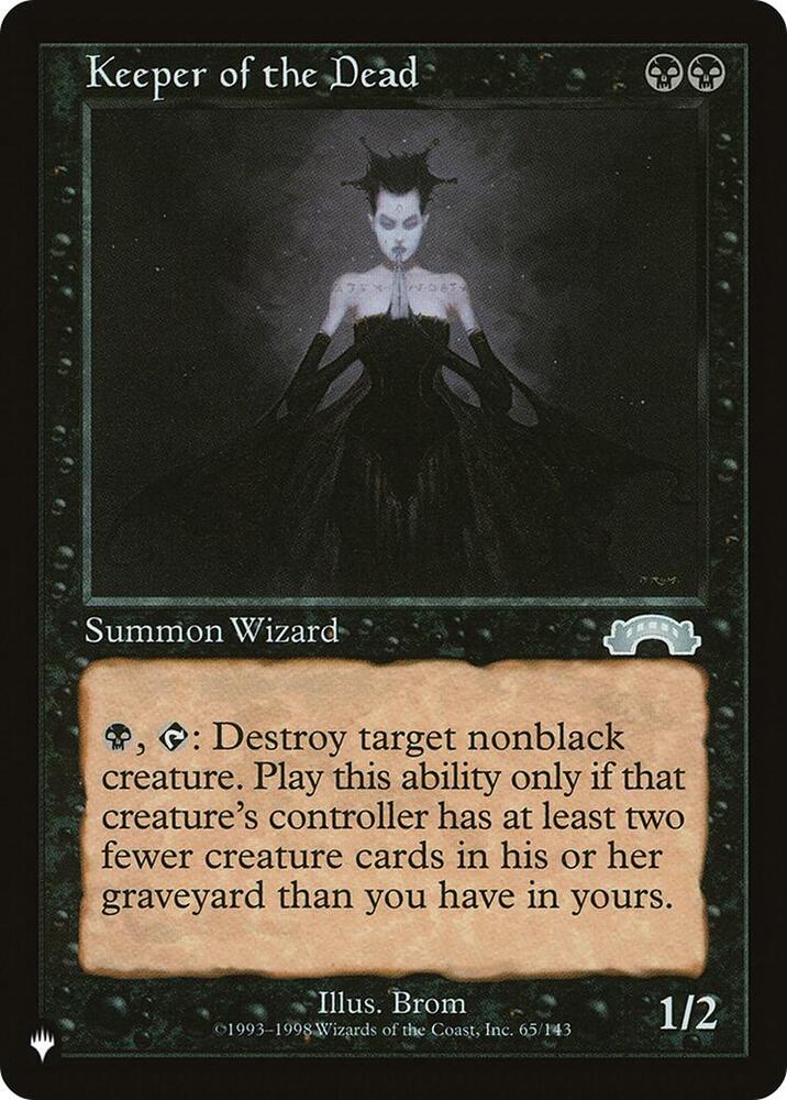 Keeper of the Dead [The List Reprints] 65/143