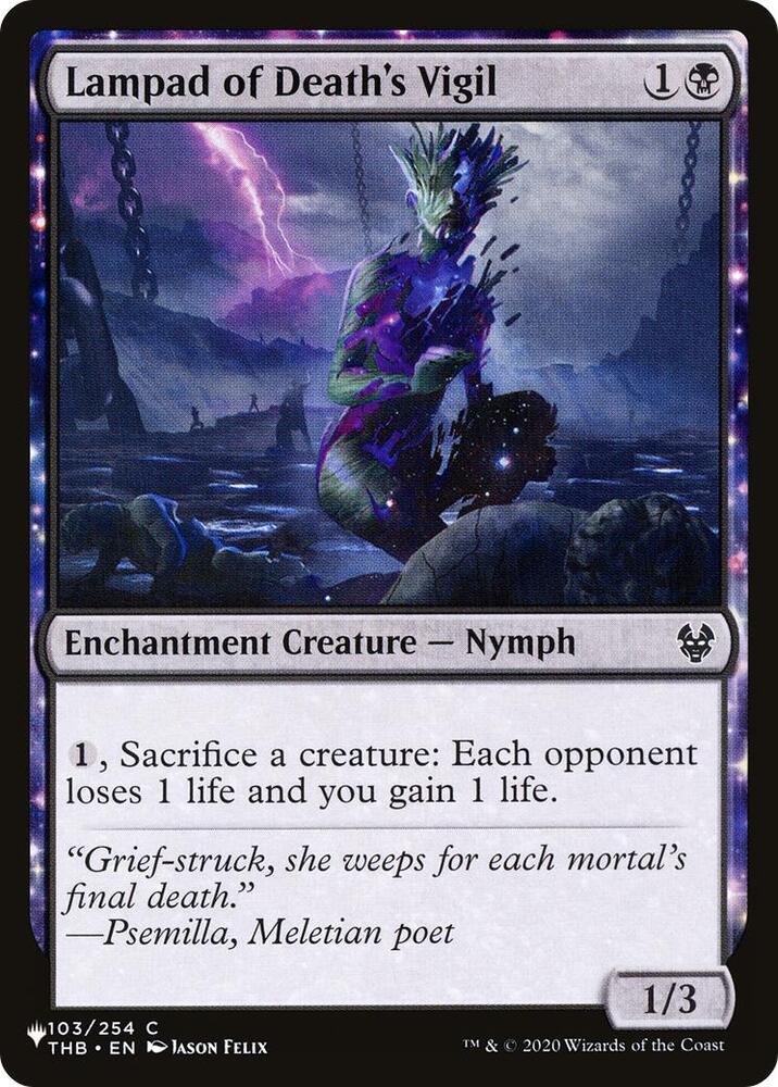 Lampad of Death's Vigil [The List Reprints] 103/254