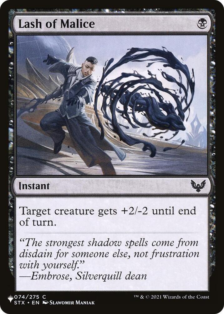 Lash of Malice [The List Reprints] 074/275