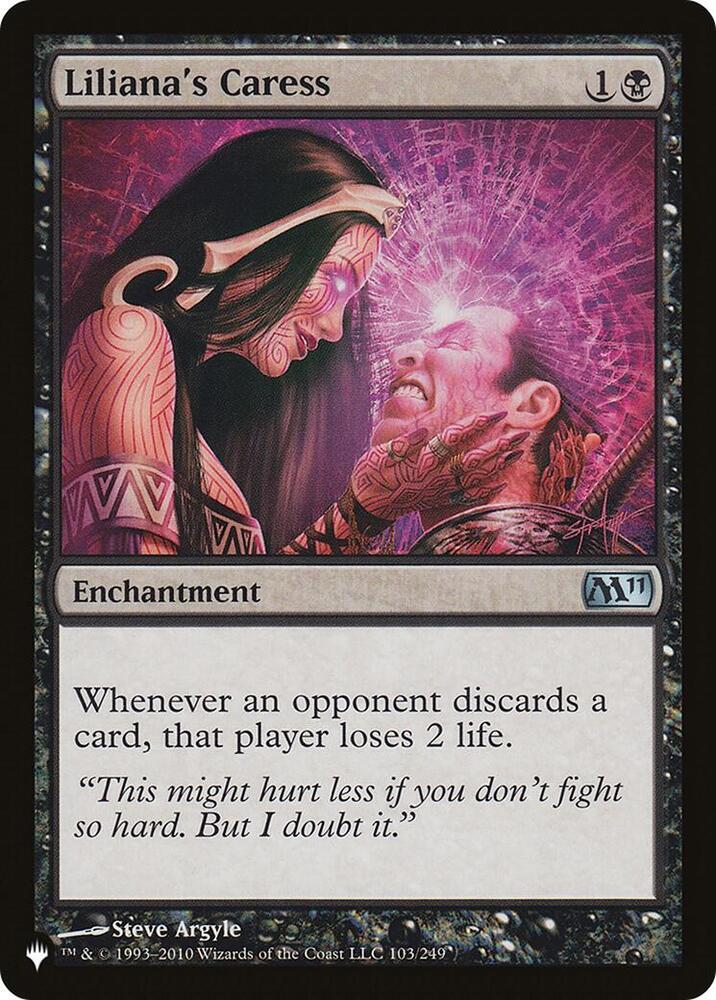 Liliana's Caress [The List Reprints] 103/249