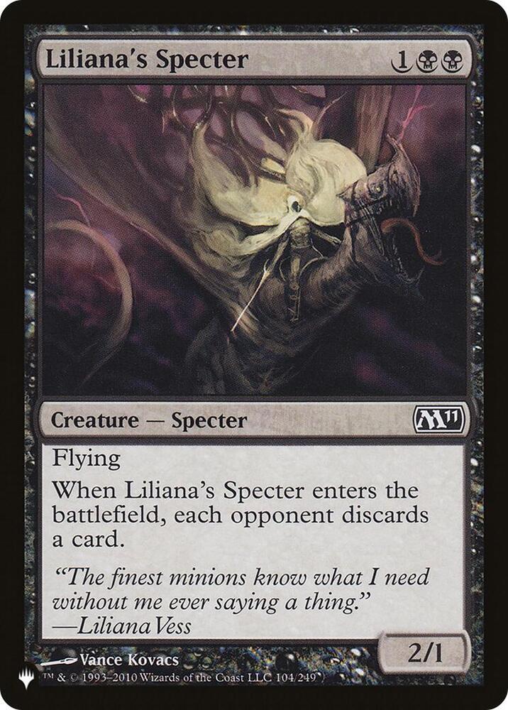 Liliana's Specter [The List Reprints] 104/249