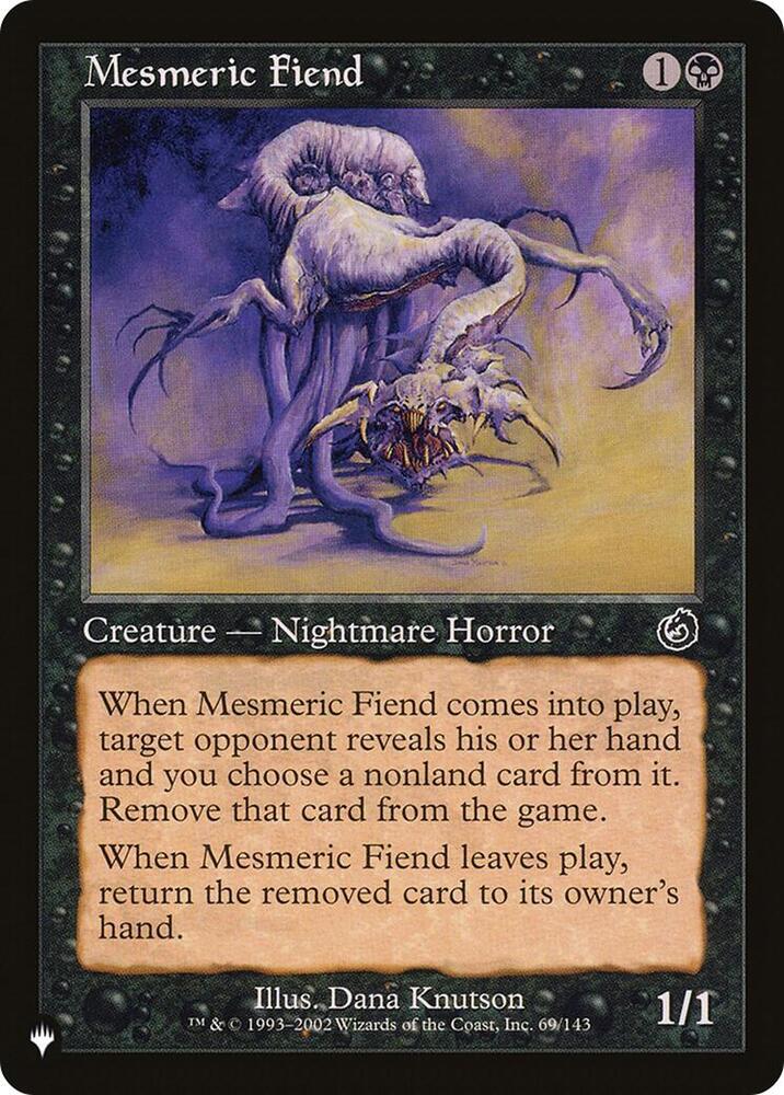 Mesmeric Fiend [The List Reprints] 69/143