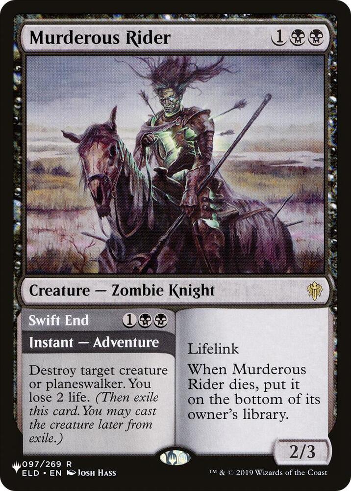 Murderous Rider [The List Reprints] 097/269