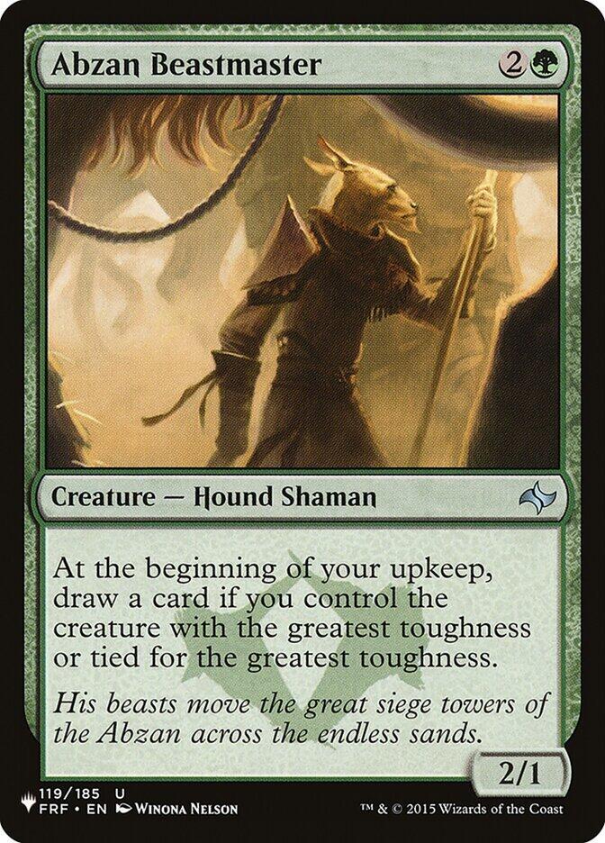 Abzan Beastmaster [The List Reprints] 119/185