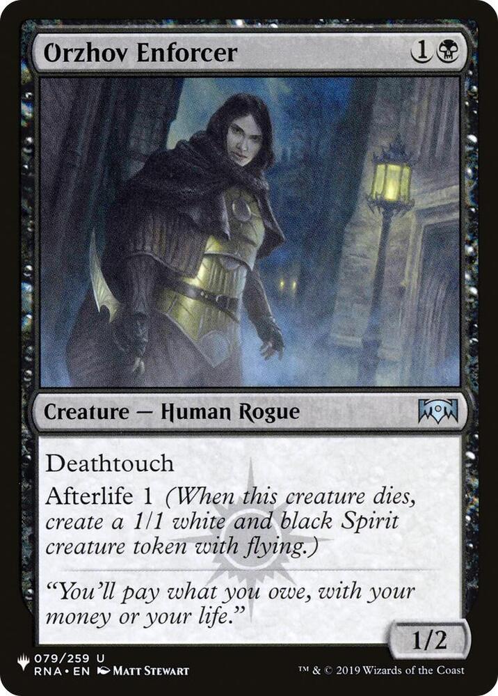 Orzhov Enforcer [The List Reprints] 079/259