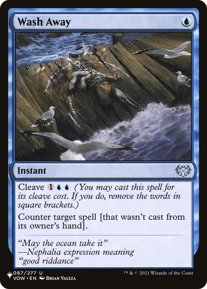 Wash Away [The List Reprints] 087/277