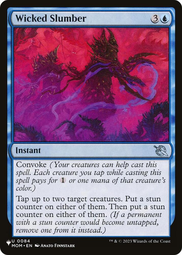 Wicked Slumber [The List Reprints] 0084