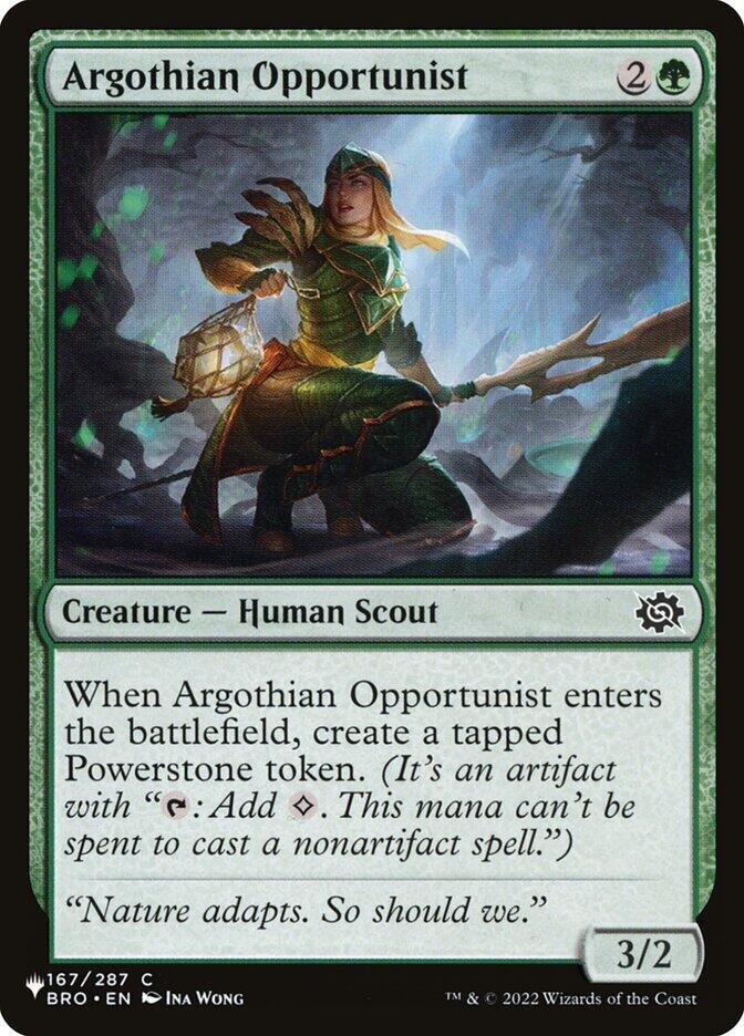 Argothian Opportunist [The List Reprints] 167/012