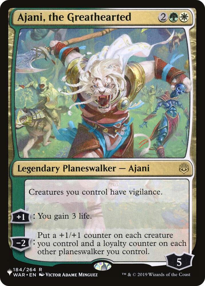 Ajani, the Greathearted [The List Reprints] 184/264