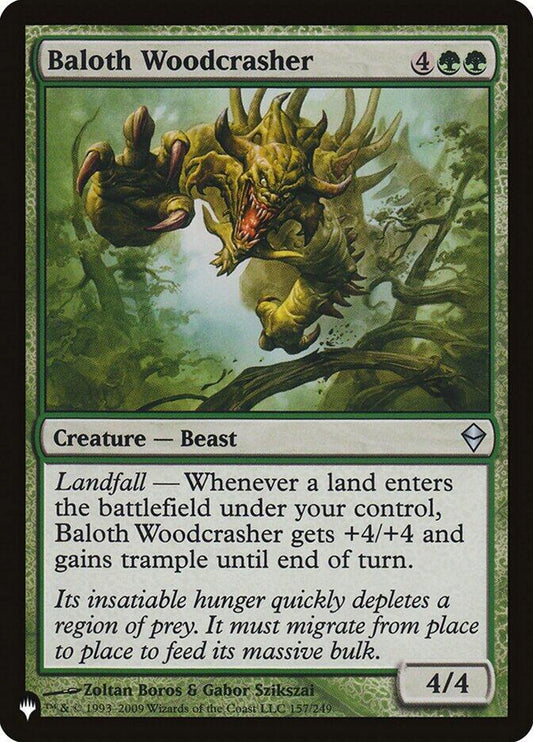 Baloth Woodcrasher [The List Reprints] 157/249