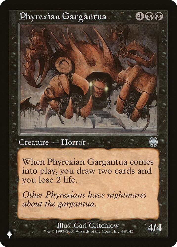 Phyrexian Gargantua [The List Reprints] 48/143