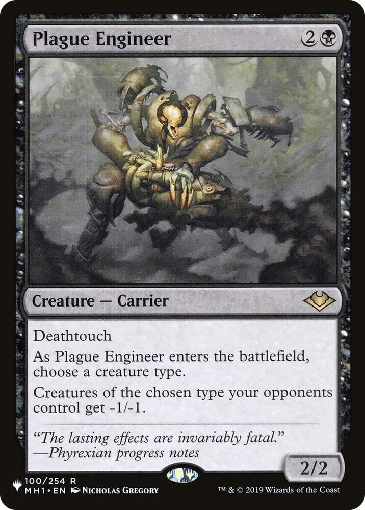 Plague Engineer [The List Reprints] 100/254