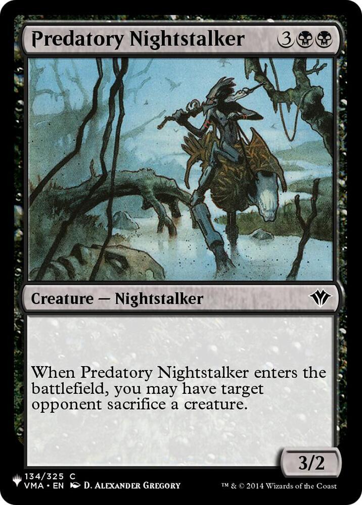 Predatory Nightstalker [The List Reprints] 134/325